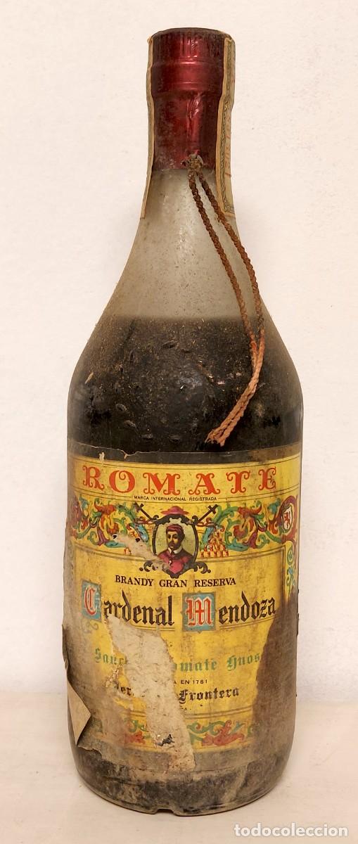 Coleccionismo de vinos y licores: NUMULITE F0011 Brandy gran reserva Romate Cardenal Mendoza