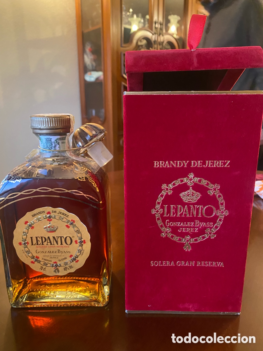 Coleccionismo de vinos y licores: Brandy de Jerez Lepanto Solera Gran Reserva