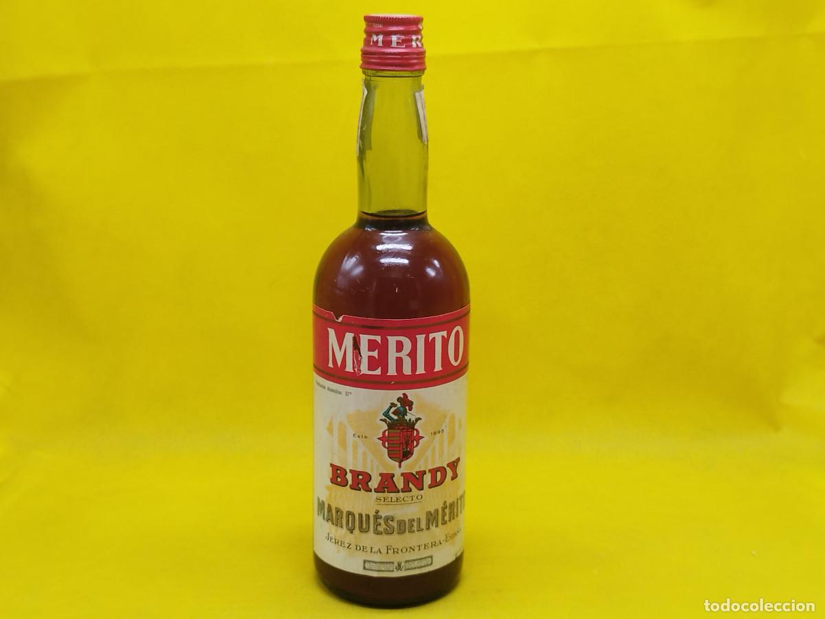 Coleccionismo de vinos y licores: Brandy M&eacute;rito, Marqu&eacute;s del M&eacute;rito