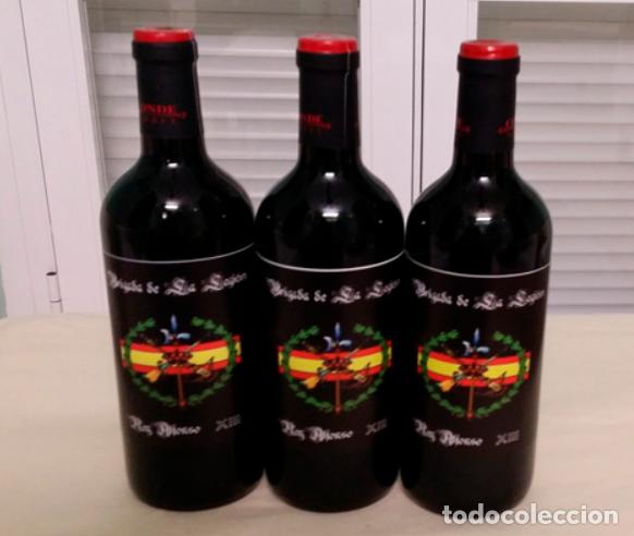 Coleccionismo de vinos y licores: 6 BOTELLAS DE VINO ETIQUETADO BRIGADA DE LA LEGI&Oacute;N REY ALFONSO XIII