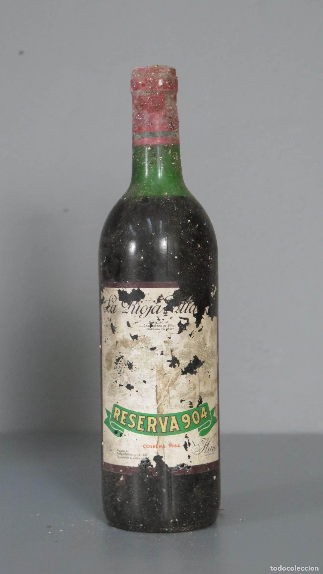 Coleccionismo de vinos y licores: BOTELLA. RESERVA 904. 1964 - Foto 1