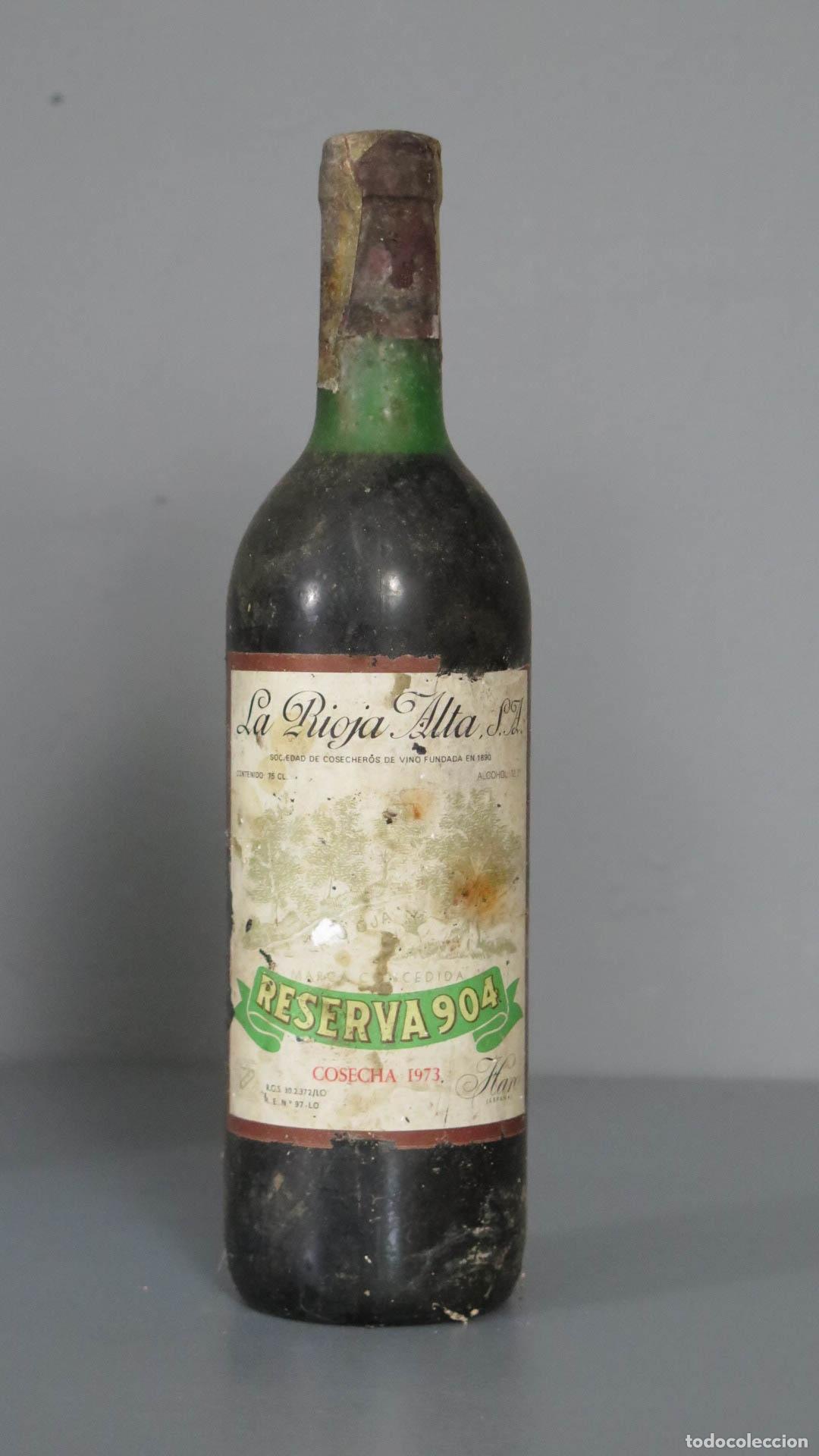 Coleccionismo de vinos y licores: BOTELLA. RESERVA 904. 1973