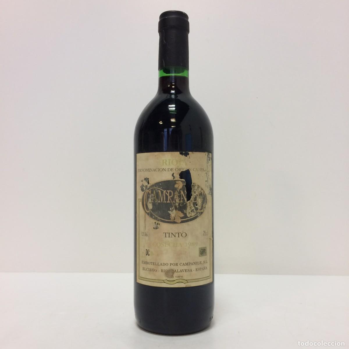 Collectionnisme de vins et liqueurs: Vino: 1989 Campanile (Rioja)