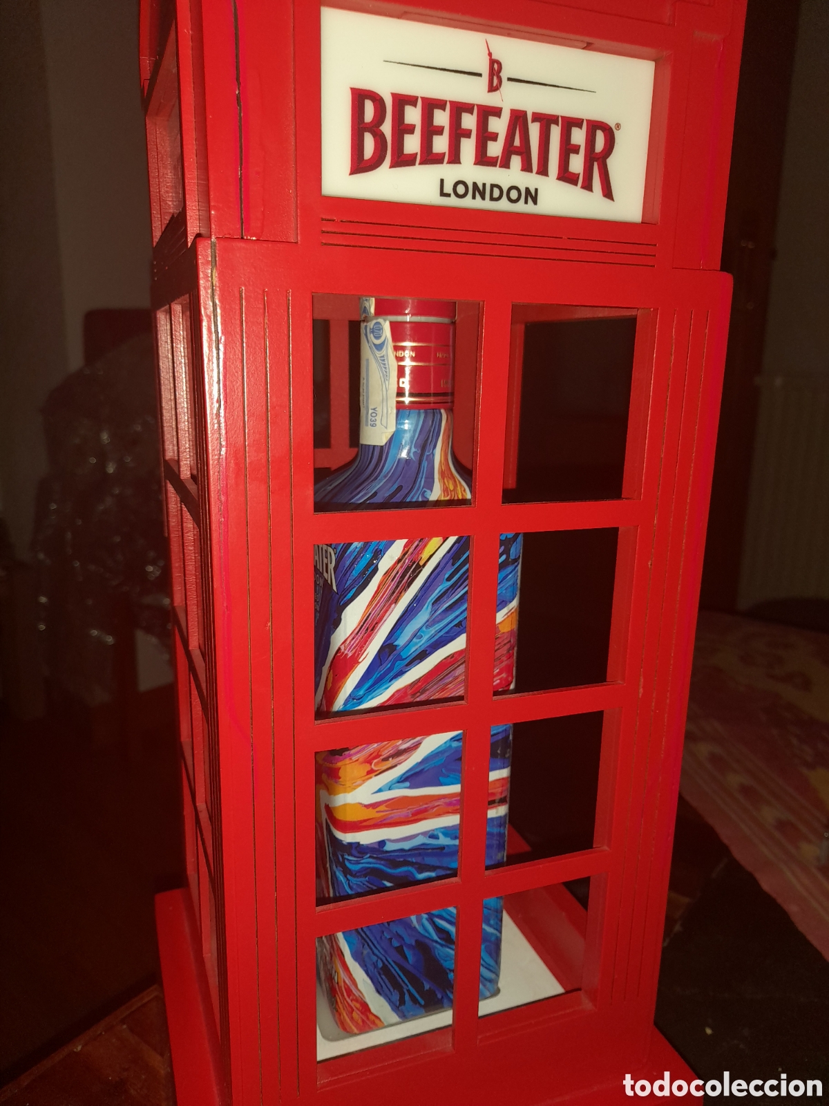 Coleccionismo de vinos y licores: Expositor para botella BEEFEATER - Foto 8