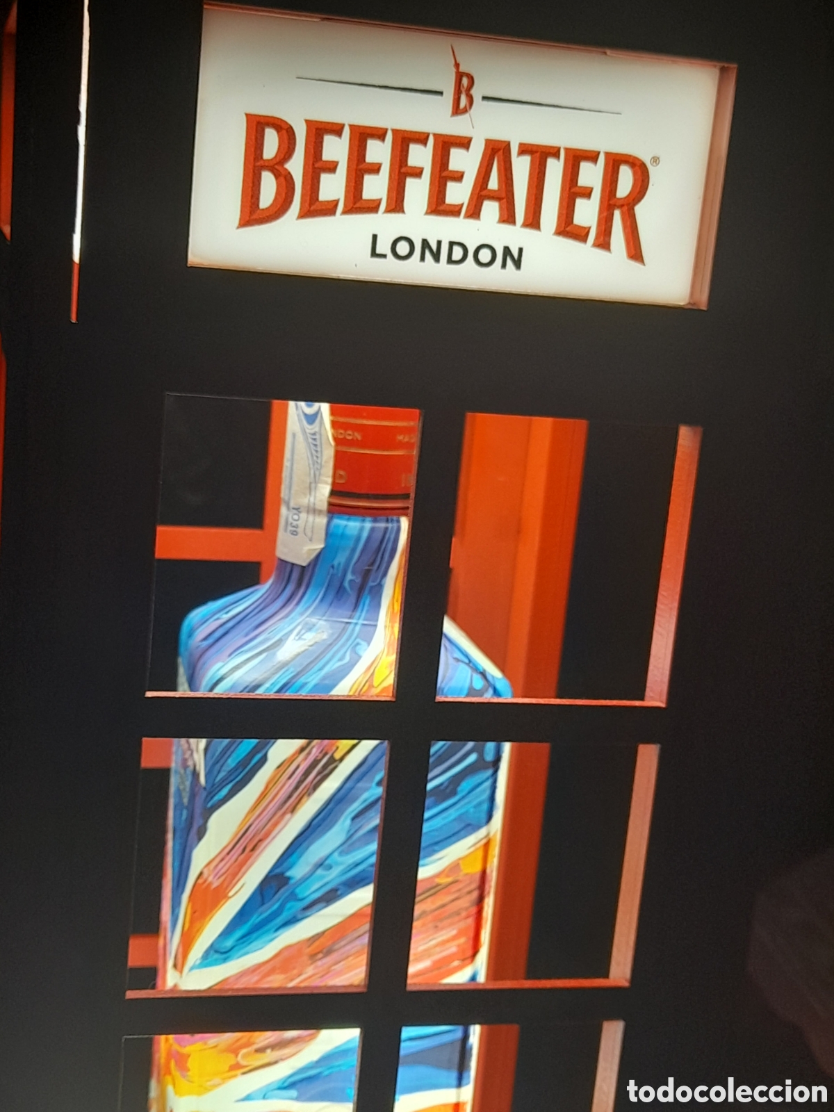 Coleccionismo de vinos y licores: Expositor para botella BEEFEATER - Foto 10