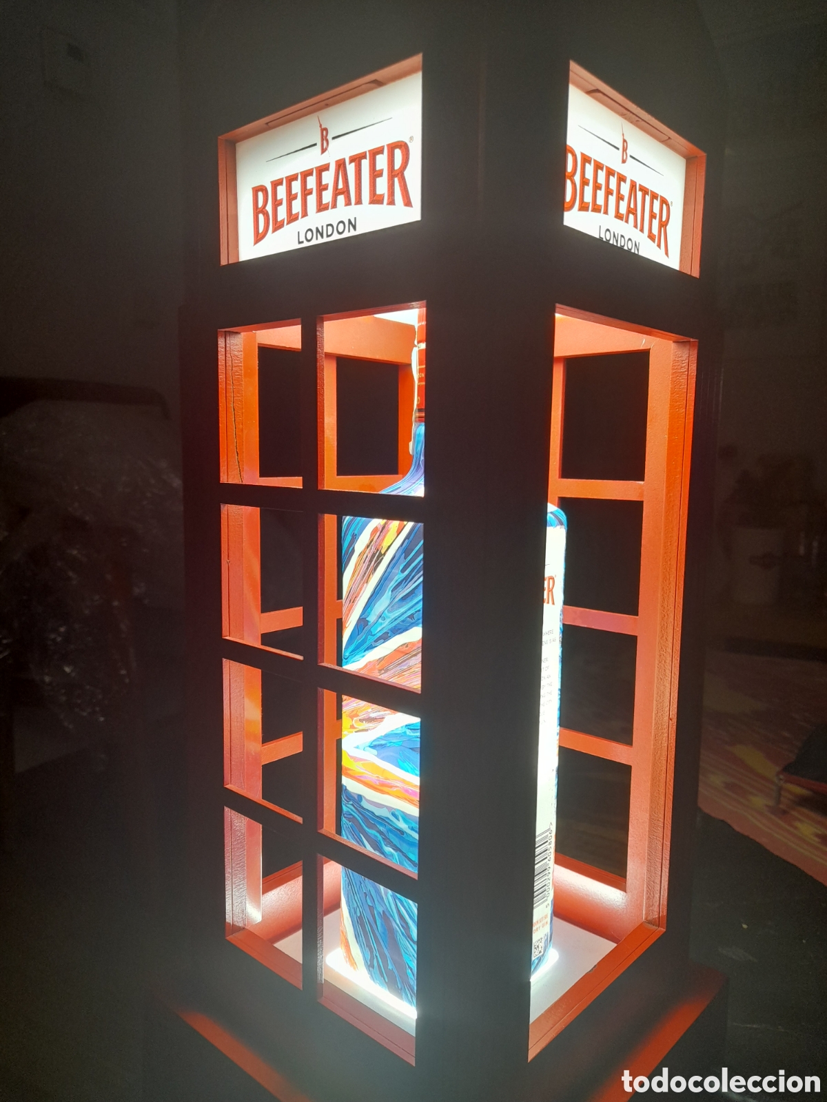 Coleccionismo de vinos y licores: Expositor para botella BEEFEATER - Foto 11