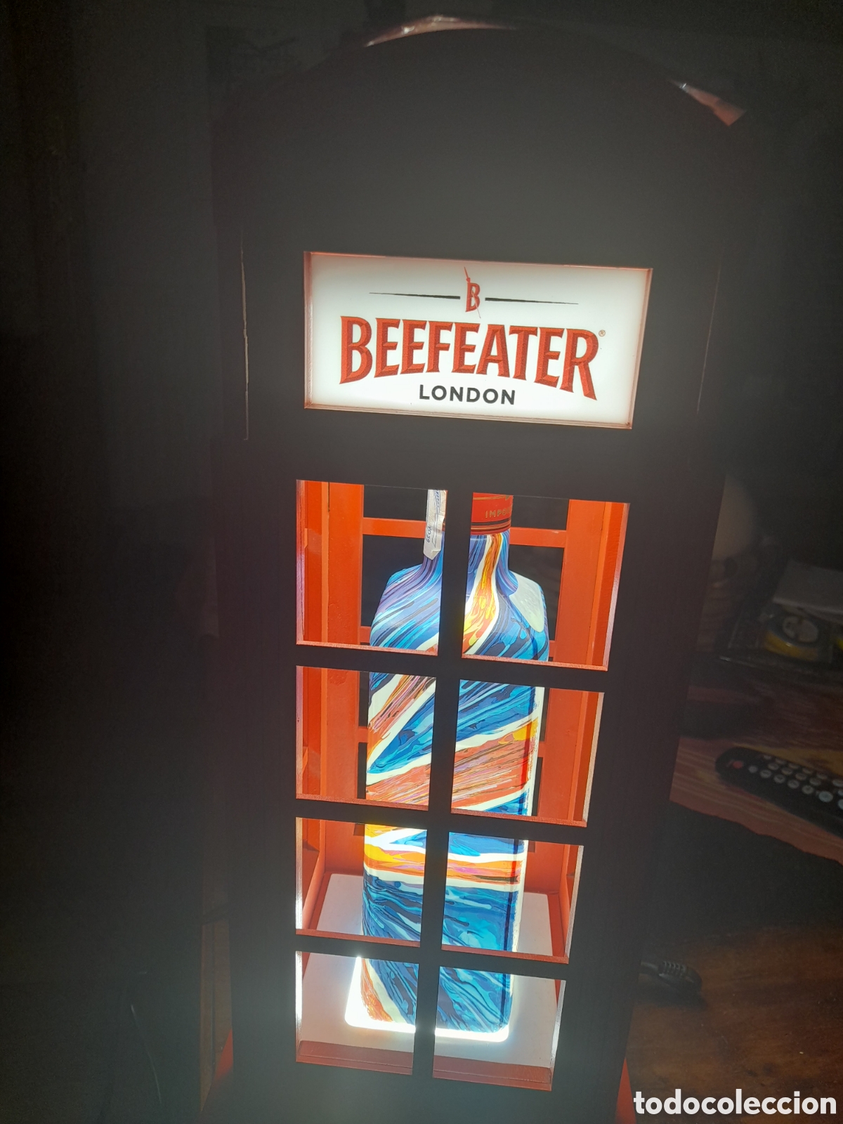 Coleccionismo de vinos y licores: Expositor para botella BEEFEATER - Foto 14
