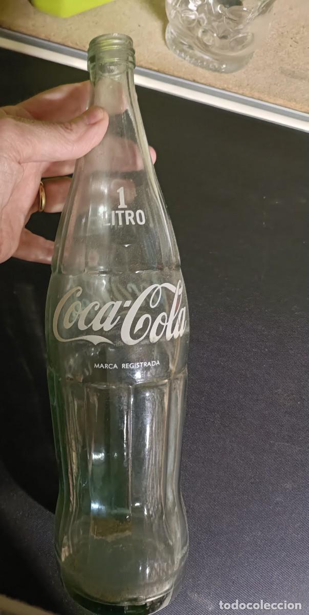 Coleccionismo de vinos y licores: Botella coca cola 1 litro - Foto 1