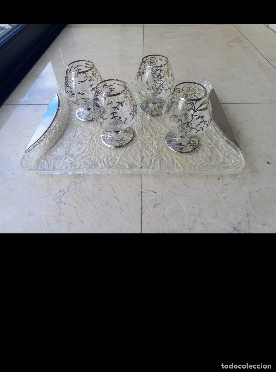 Coleccionismo de vinos y licores: 4 copas brandy vintage - Foto 7