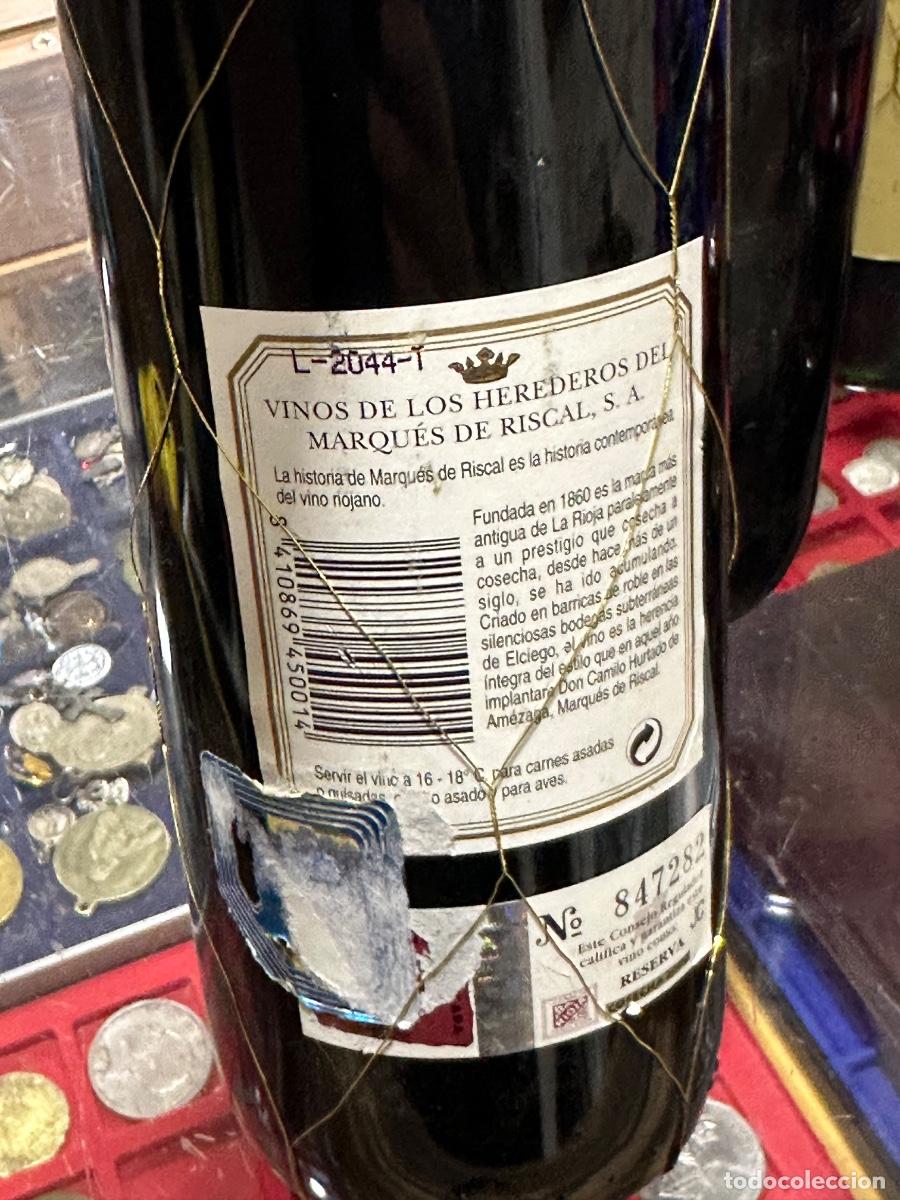 Coleccionismo de vinos y licores: Marqu&eacute;s de riscal reserva 2000 - Foto 3