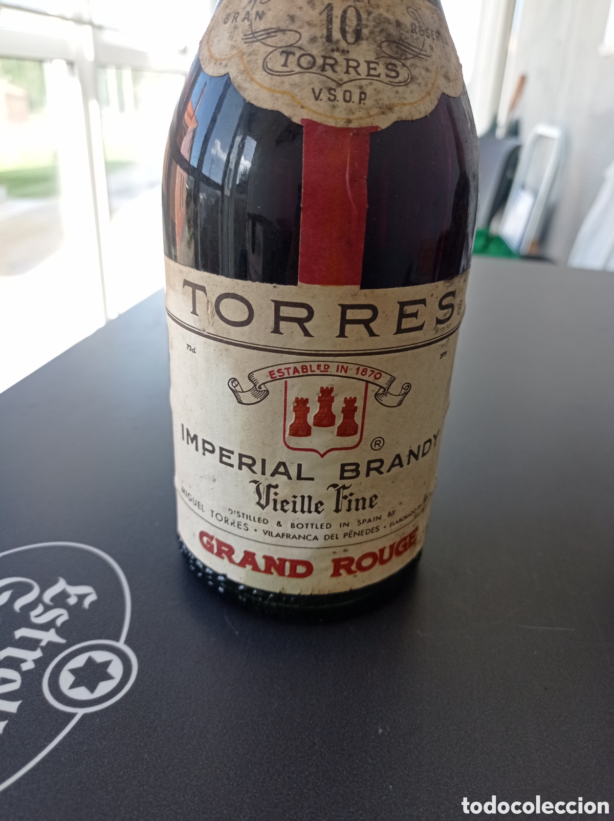 Coleccionismo de vinos y licores: Co&ntilde;ac torres 10 d&eacute; los 70 - Foto 5