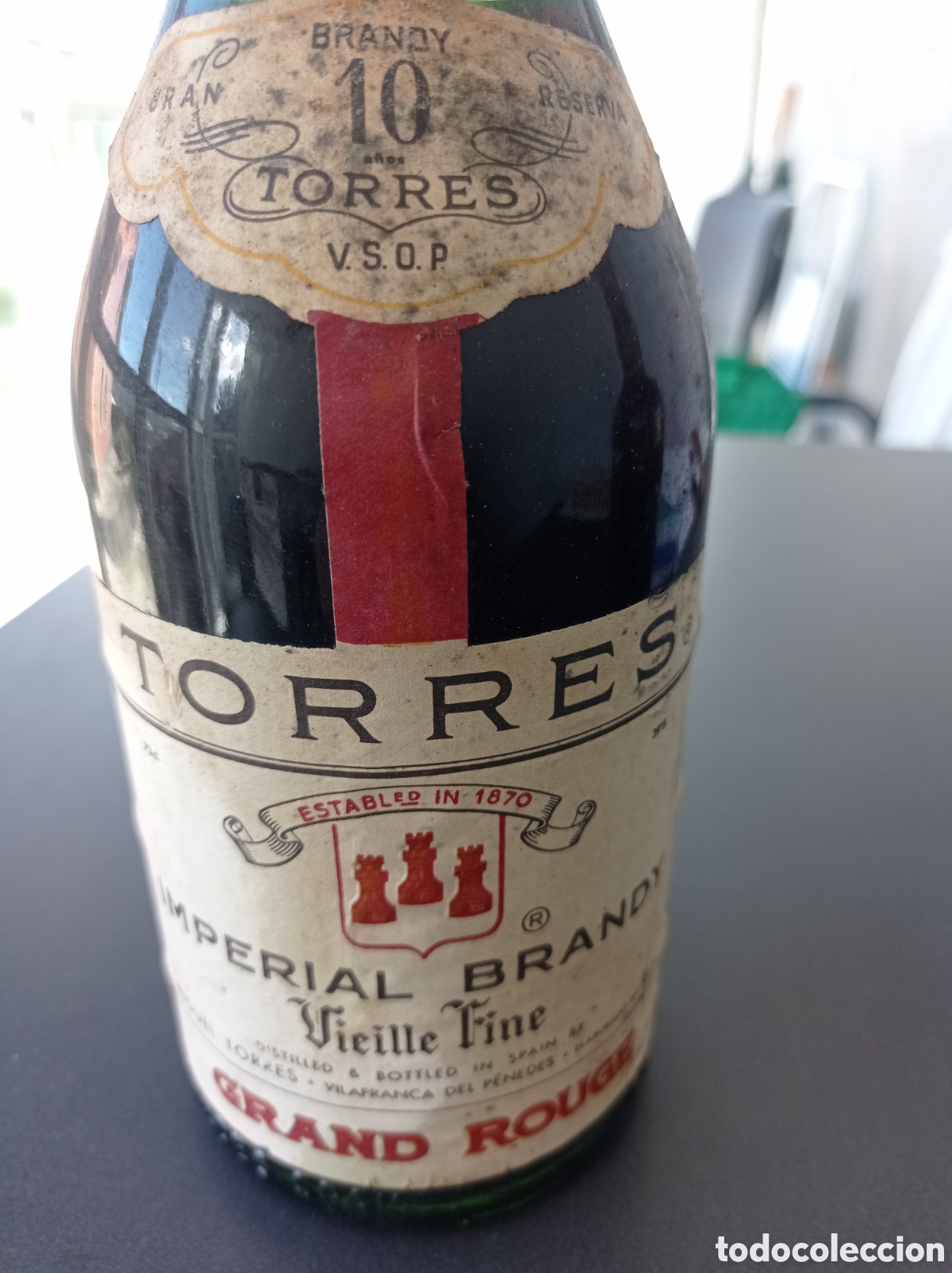 Coleccionismo de vinos y licores: Co&ntilde;ac torres 10 d&eacute; los 70 - Foto 6