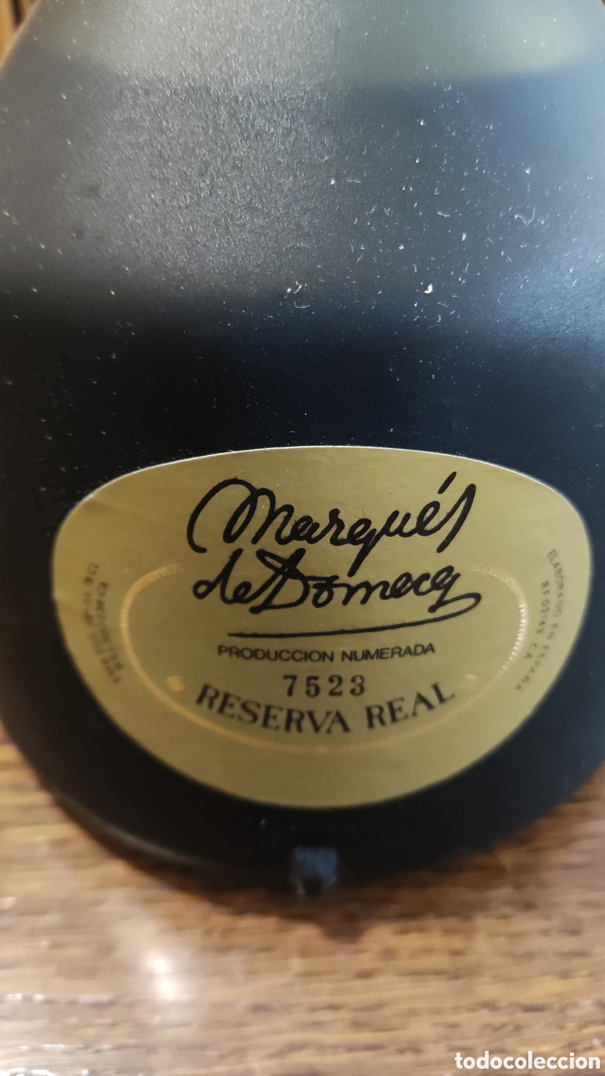 Coleccionismo de vinos y licores: Marques de Domecq Reserva Real - Foto 2