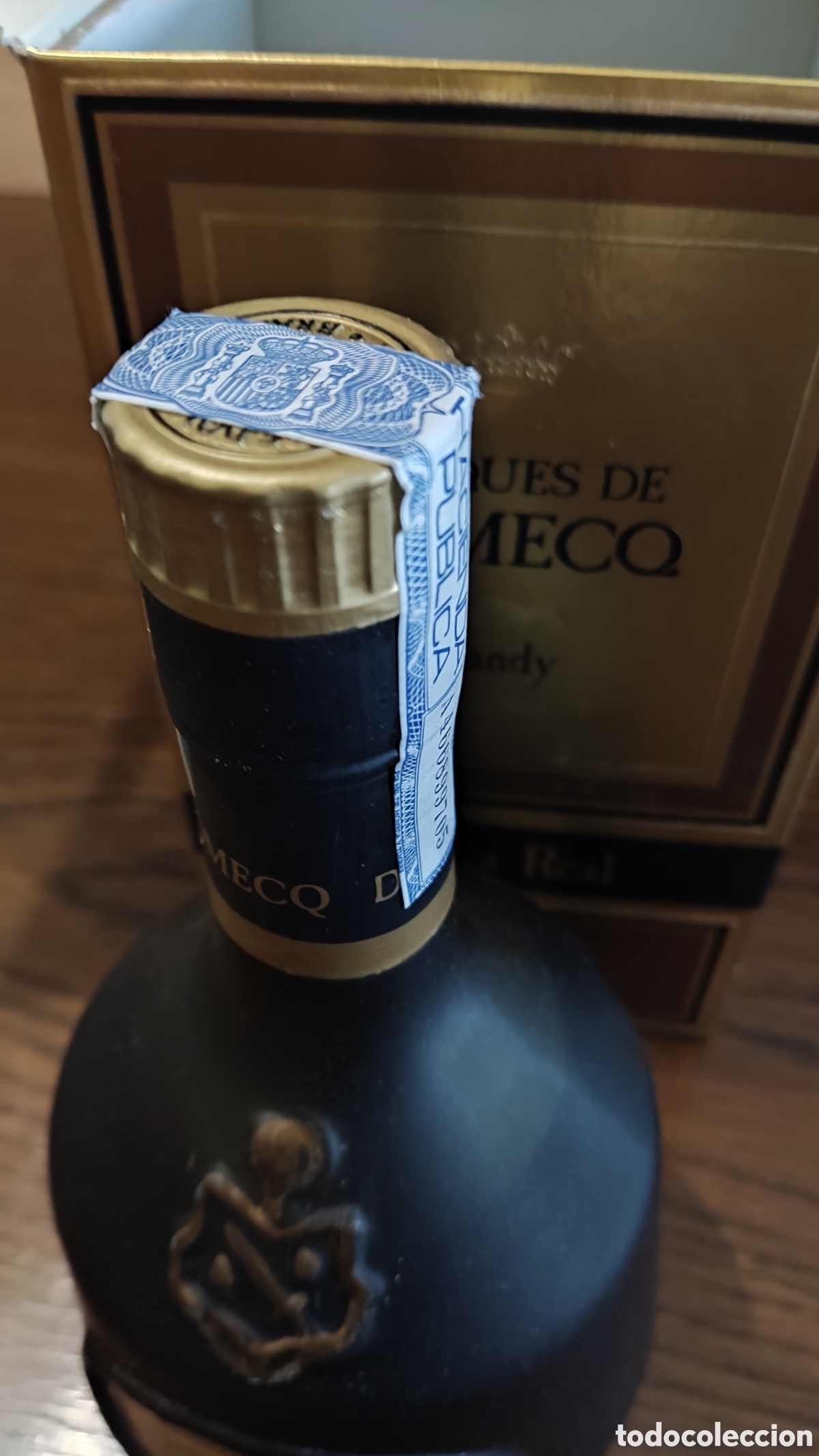 Coleccionismo de vinos y licores: Marques de Domecq Reserva Real - Foto 3