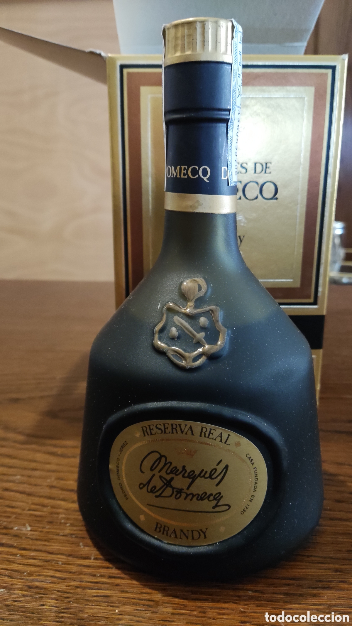 Coleccionismo de vinos y licores: Marques de Domecq Reserva Real - Foto 4