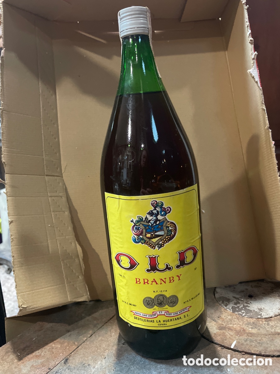 Coleccionismo de vinos y licores: Botell&oacute;n brandy Old, Destiler&iacute;as La Huertana