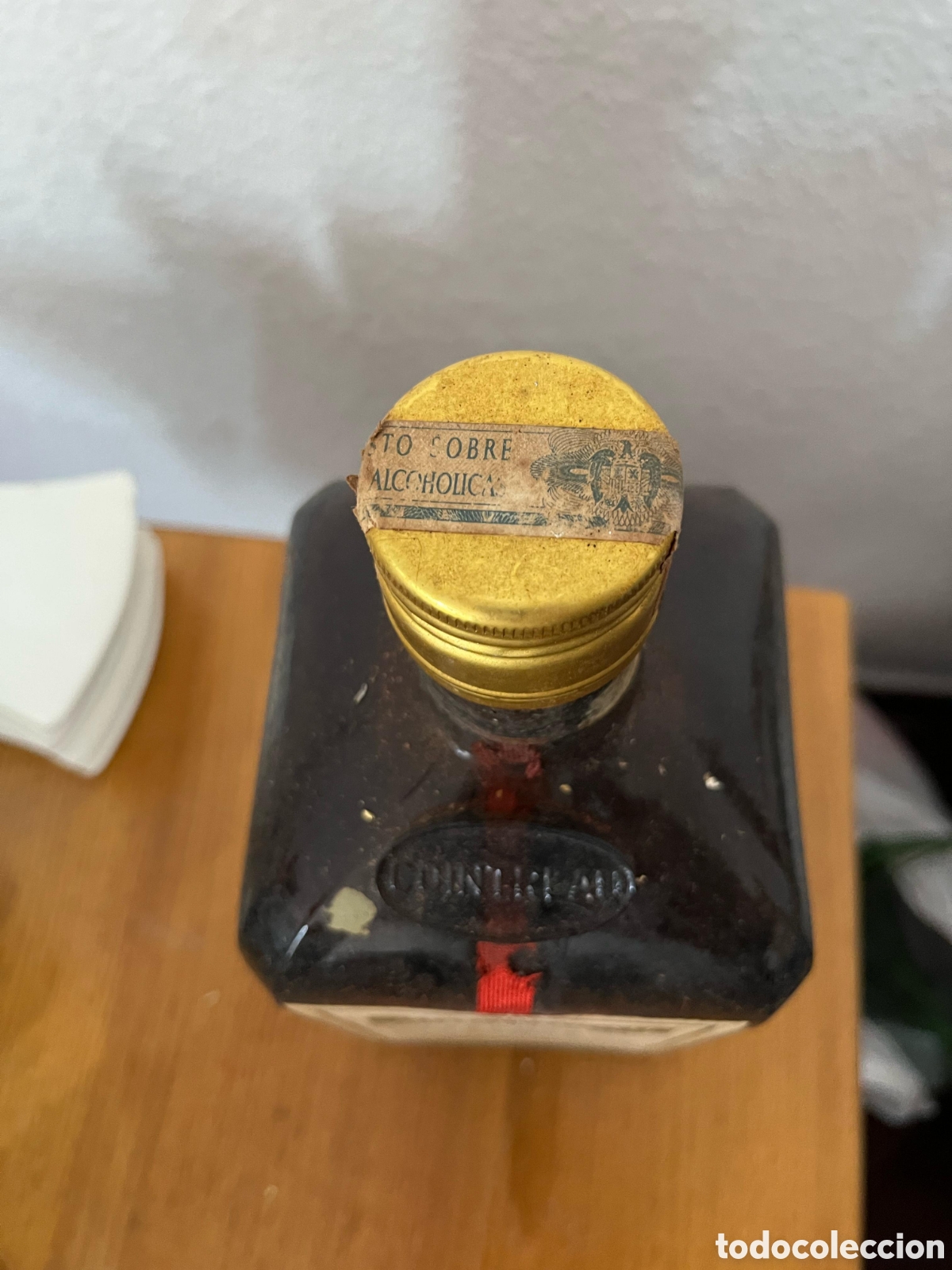 Coleccionismo de vinos y licores: Botella de cointreau - Foto 2