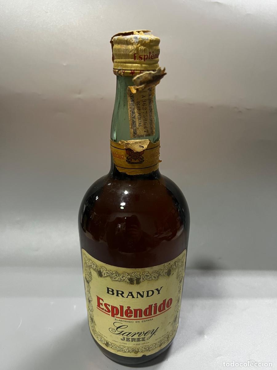 Coleccionismo de vinos y licores: BOTELLA DE BRANDY ESPL&Eacute;NDIDO. BODEGAS GARVEY. JEREZ. 1981. ELABORADO EN ESPA&Ntilde;A. 1 LITRO.