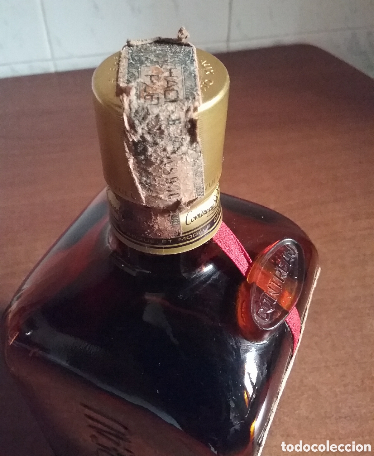 Coleccionismo de vinos y licores: BOTELLA.COINTREAU.LICOR. - Foto 5