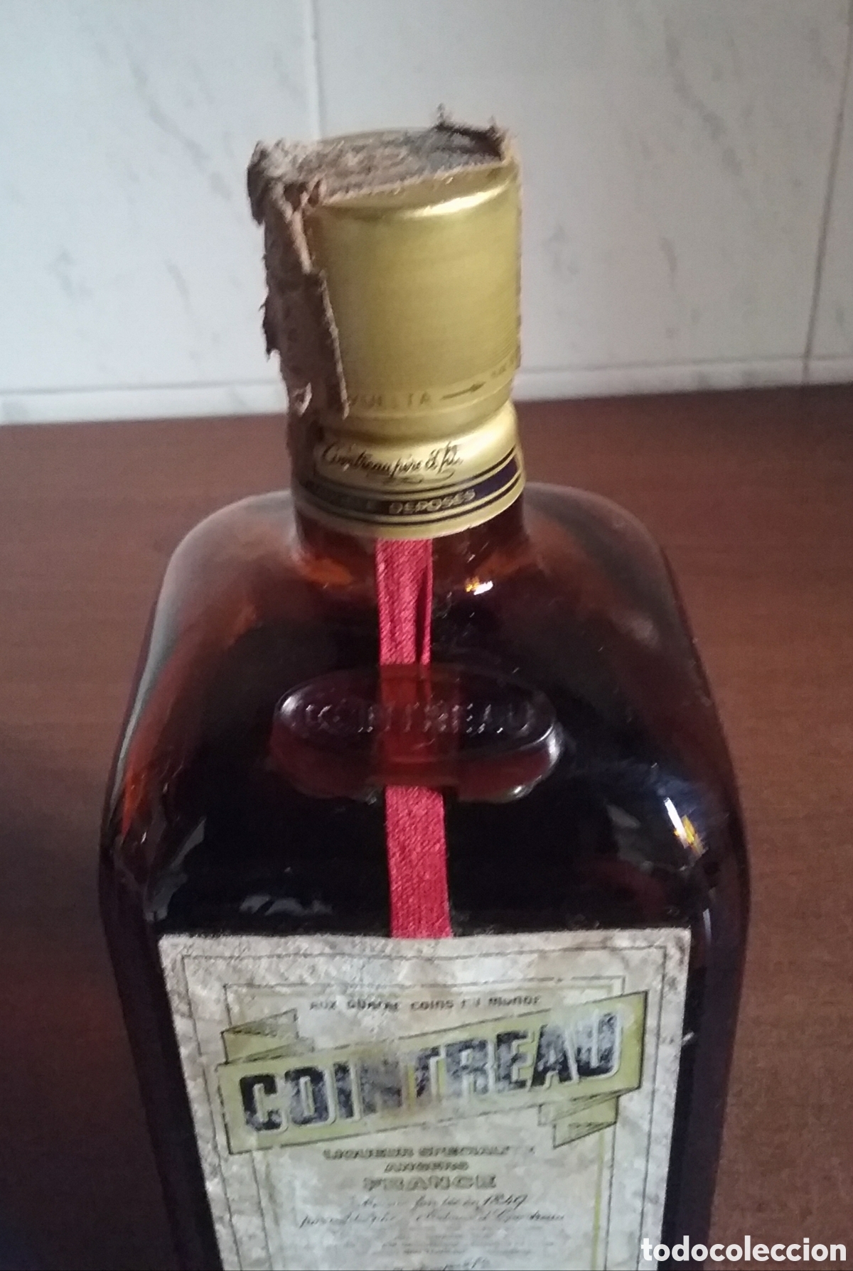 Coleccionismo de vinos y licores: BOTELLA.COINTREAU.LICOR. - Foto 9