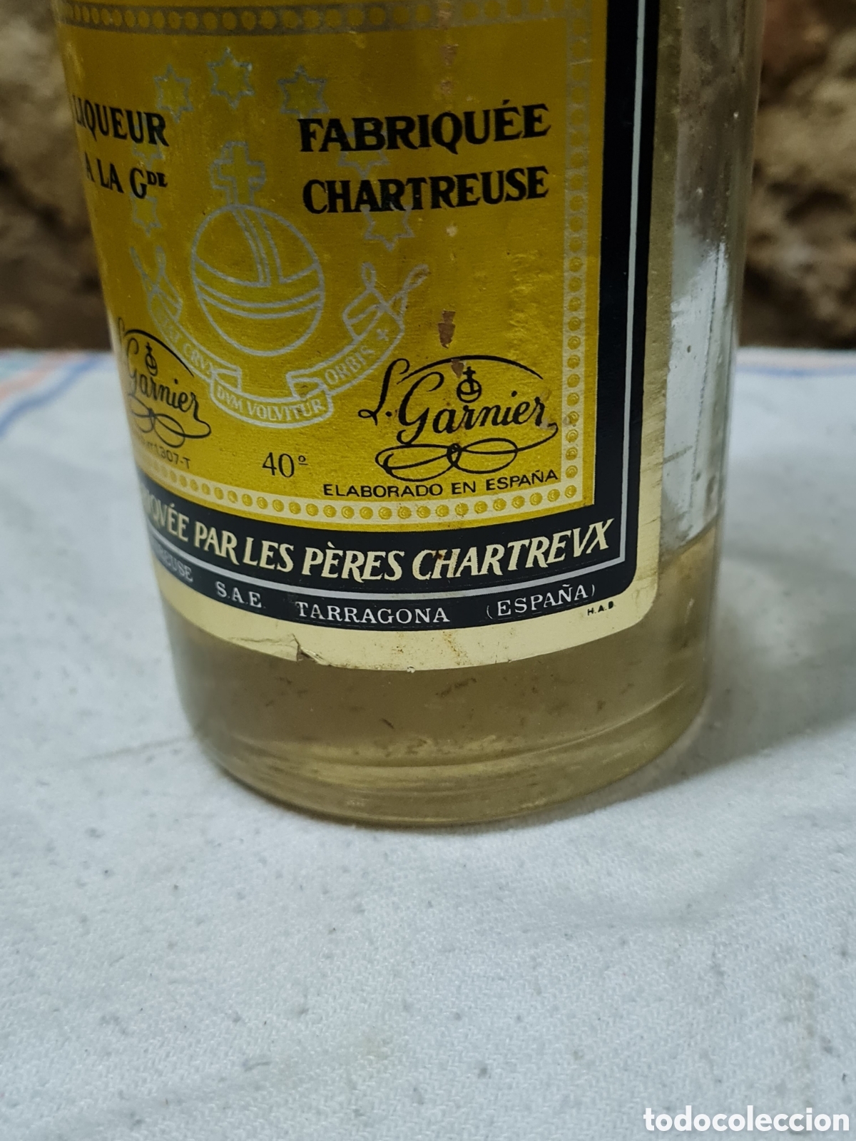 Coleccionismo de vinos y licores: Botella de CHARTREUSE Tarragona - Foto 3