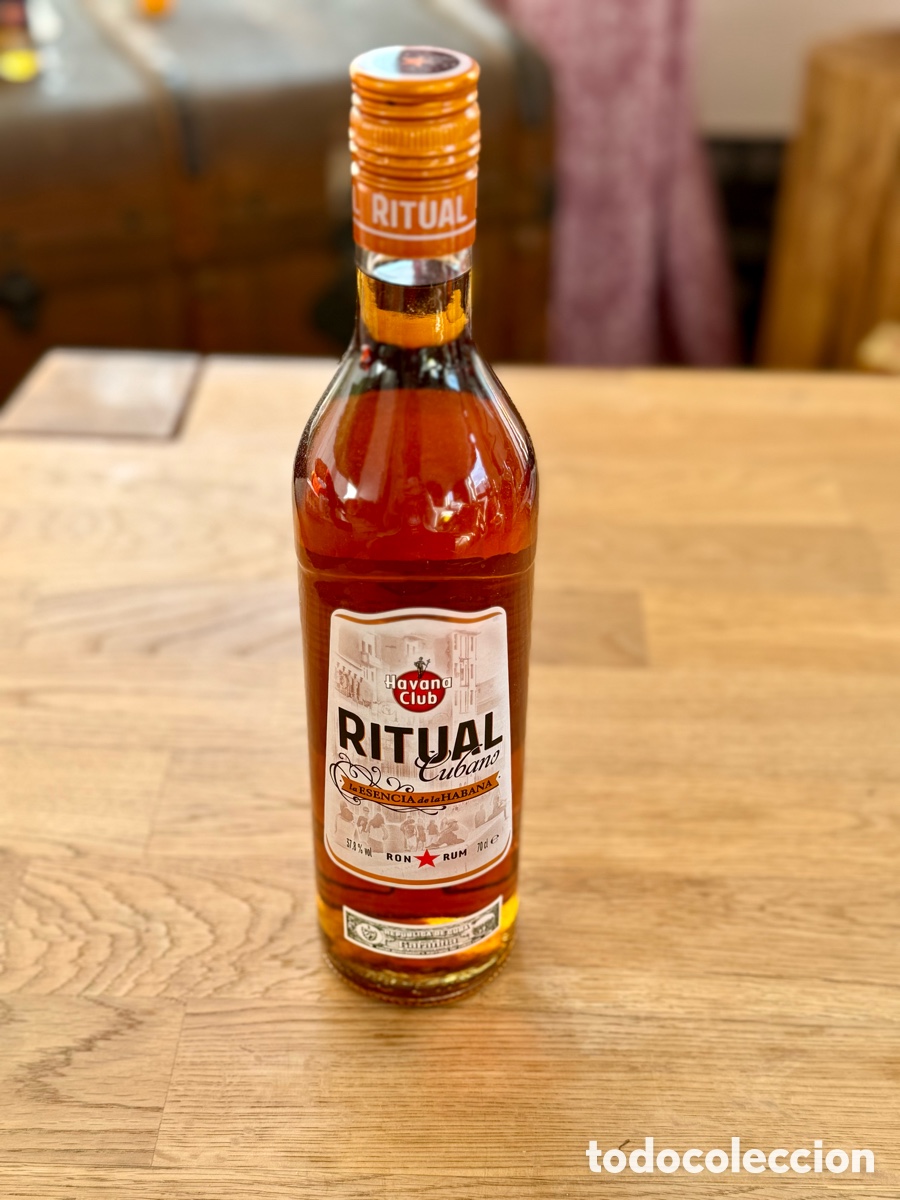 Coleccionismo de vinos y licores: Havana Club Ritual, runde Flasche