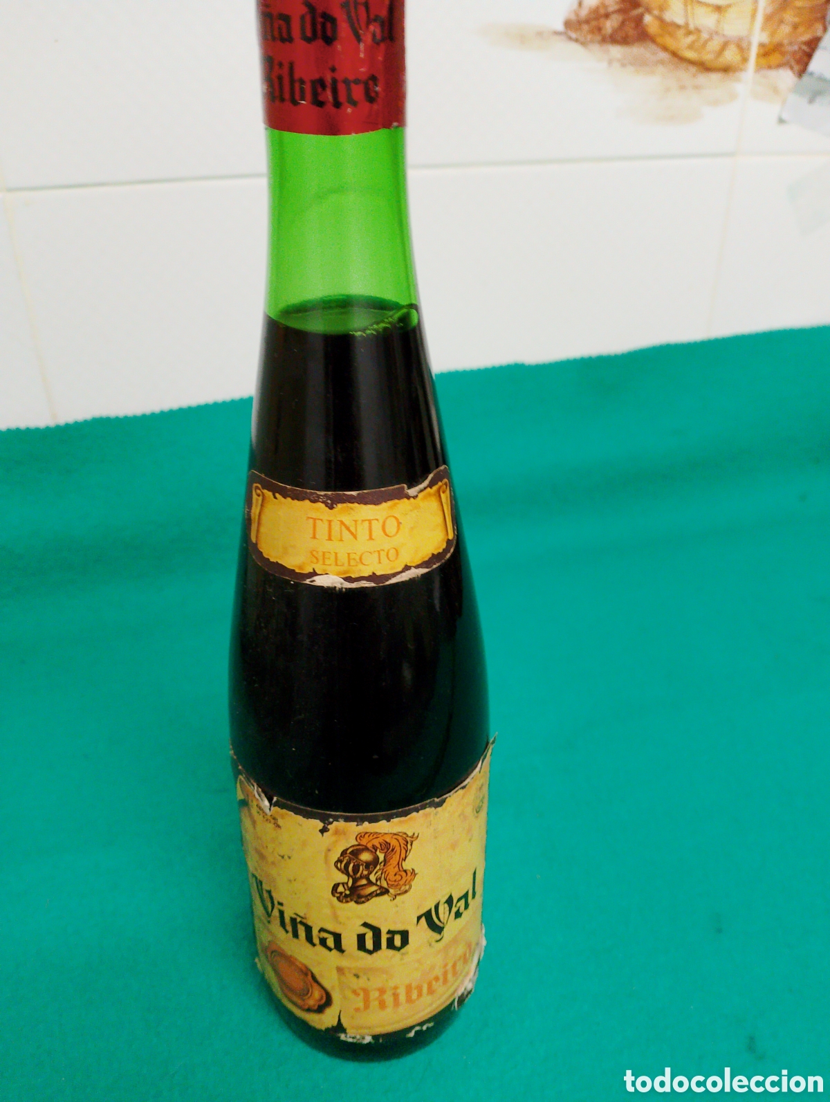 Coleccionismo de vinos y licores: BOTELLA VI&Ntilde;A DO VAL RIBEIRO - Foto 1