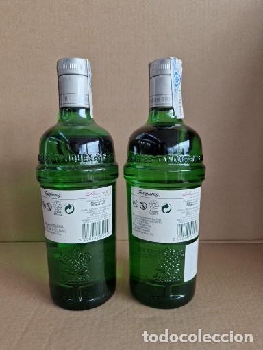 Coleccionismo de vinos y licores: 2 BOTELLAS DE TANQUERAY 70ML - Foto 5