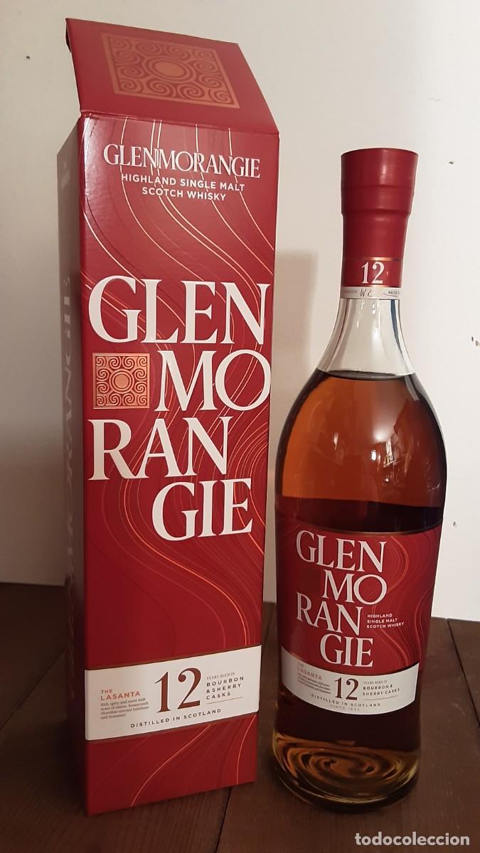 Coleccionismo de vinos y licores: BOTELLA DE WHISKY SINGLE MALT, GLENMORANGIE &rdquo;THE LASANTA &rdquo;, 12 A&Ntilde;OS.