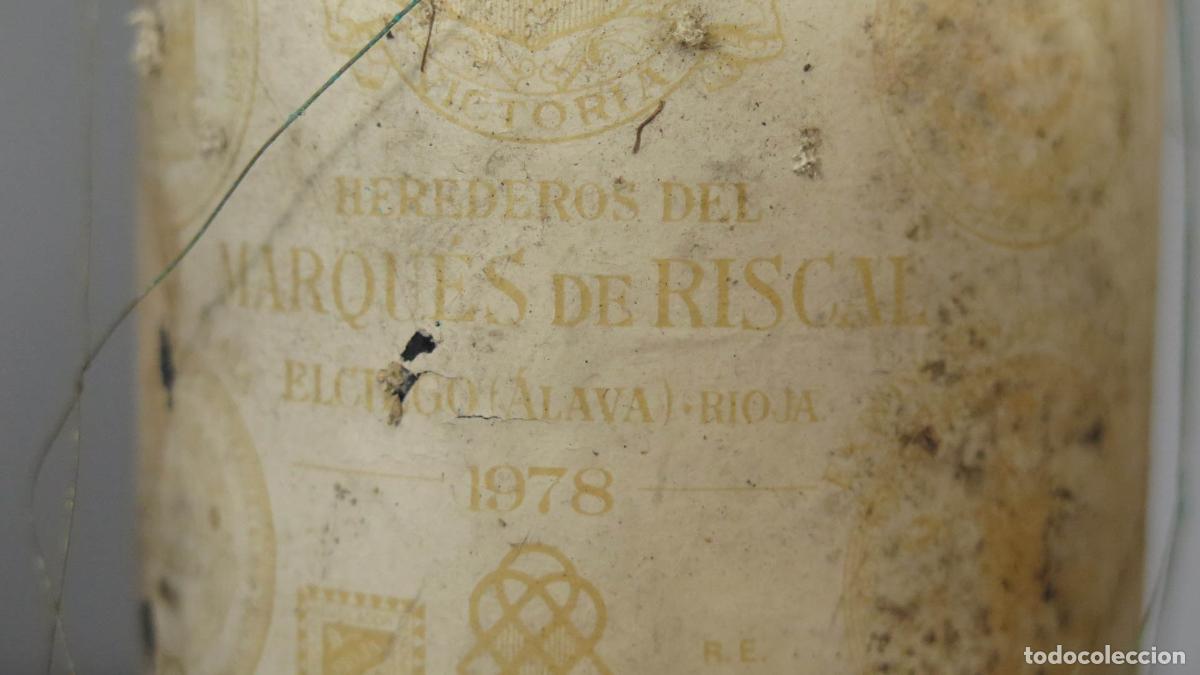 Coleccionismo de vinos y licores: BOTELLA. MARQUES DE RISCAL 1978 - Foto 2