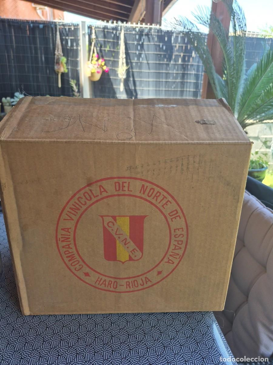 Sammlung von Weinen und Lik&ouml;ren: CAJA VACIA COMPA&Ntilde;IA VINICOLA DEL NORTE DE ESPA&Ntilde;A HARO VI&Ntilde;A REAL 1985
