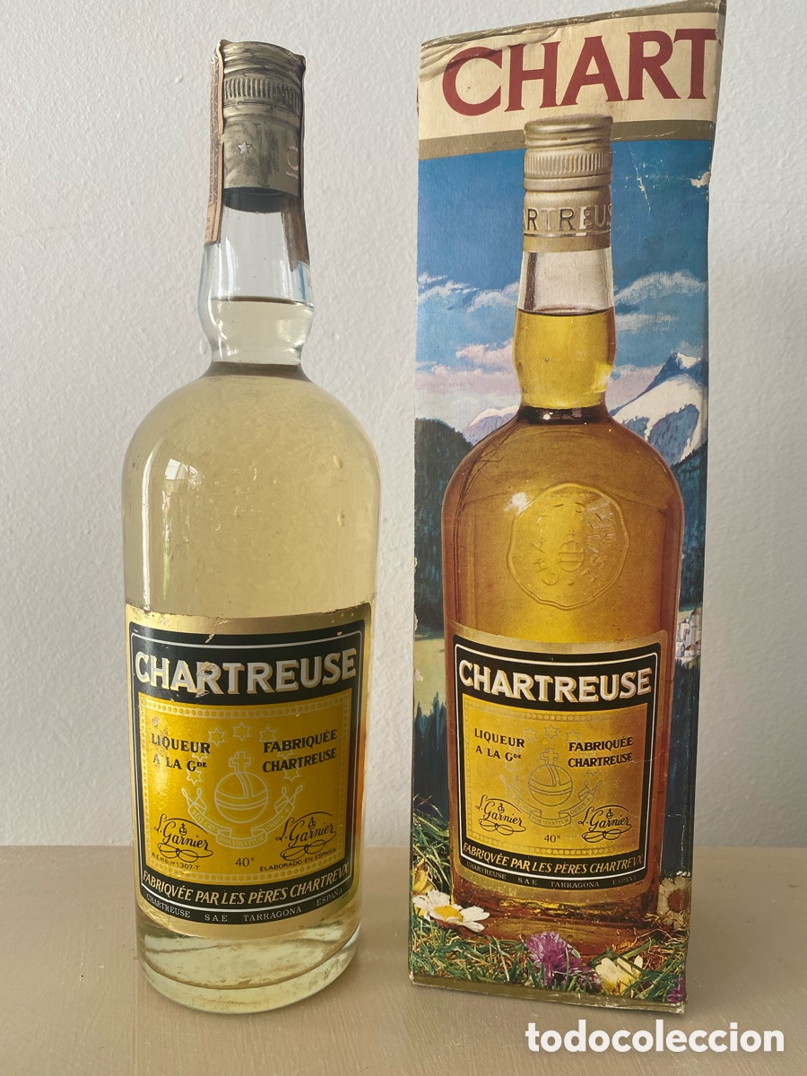 Coleccionismo de vinos y licores: Chartreuse Tarragona Amarilla 40