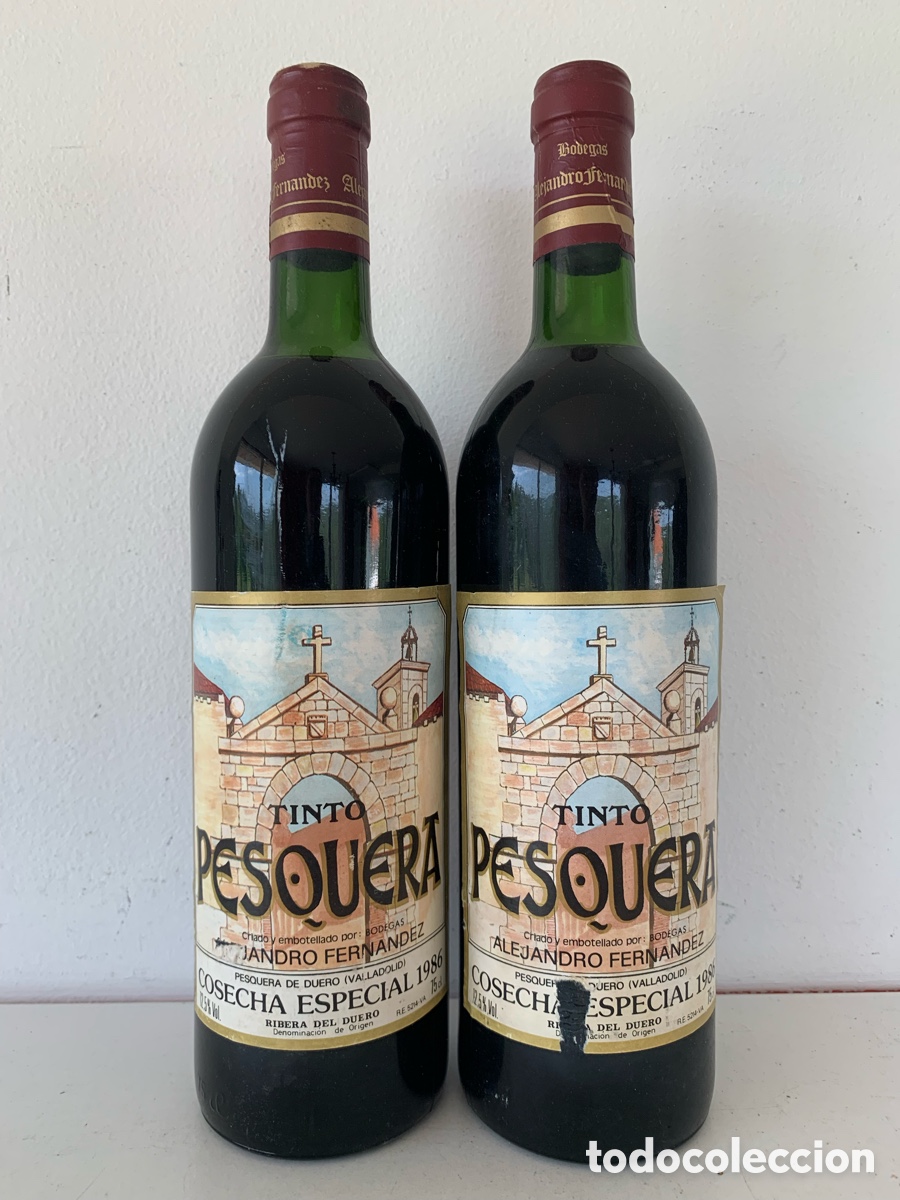Sammlung von Weinen und Lik&ouml;ren: 2 Botellas Pesquera Reserva Especial 1986