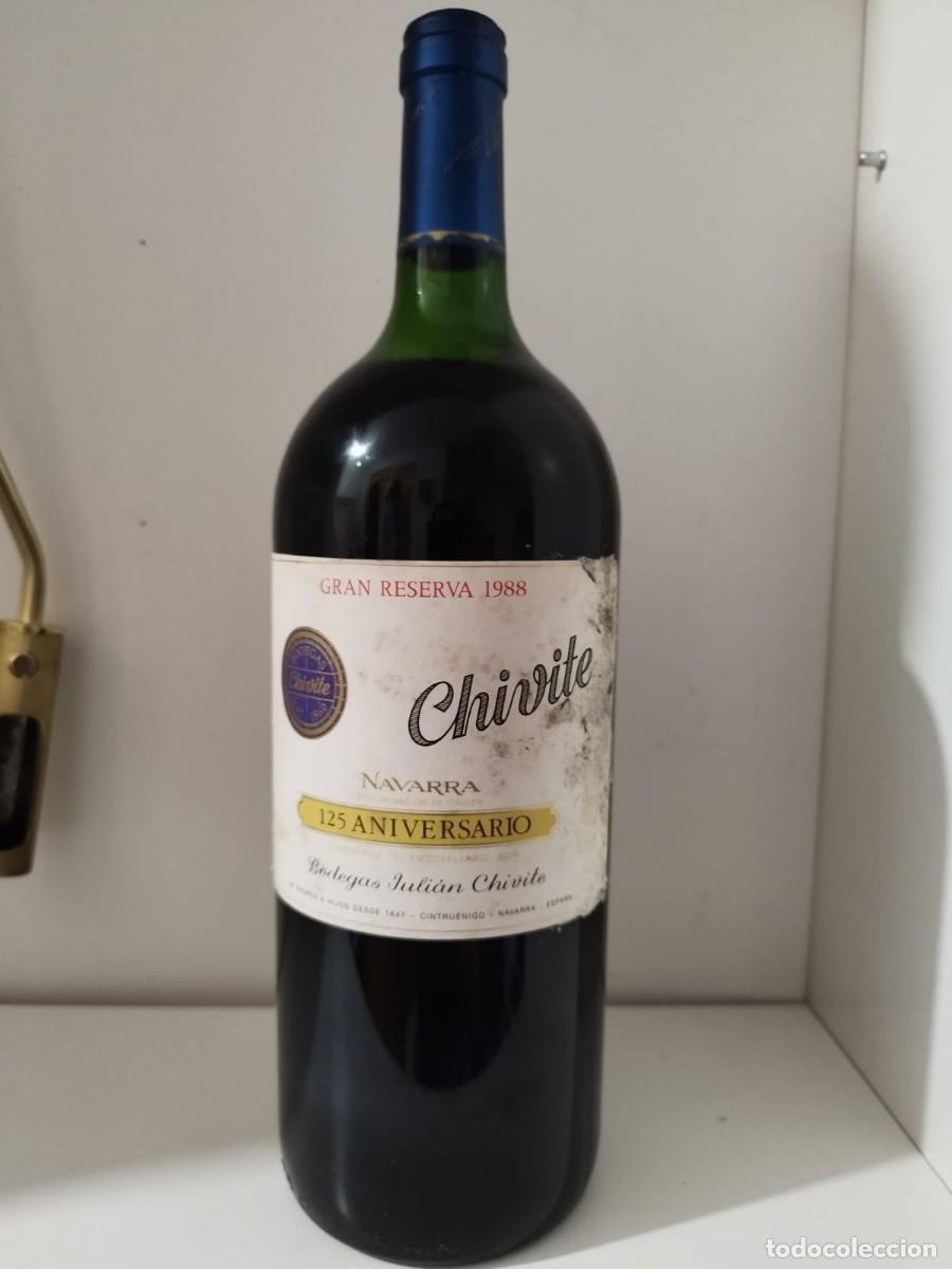 Coleccionismo de vinos y licores: BOTELLA MAGNUM CHIVITE - 125 ANIVERSARIO GRAN RESERVA 1988