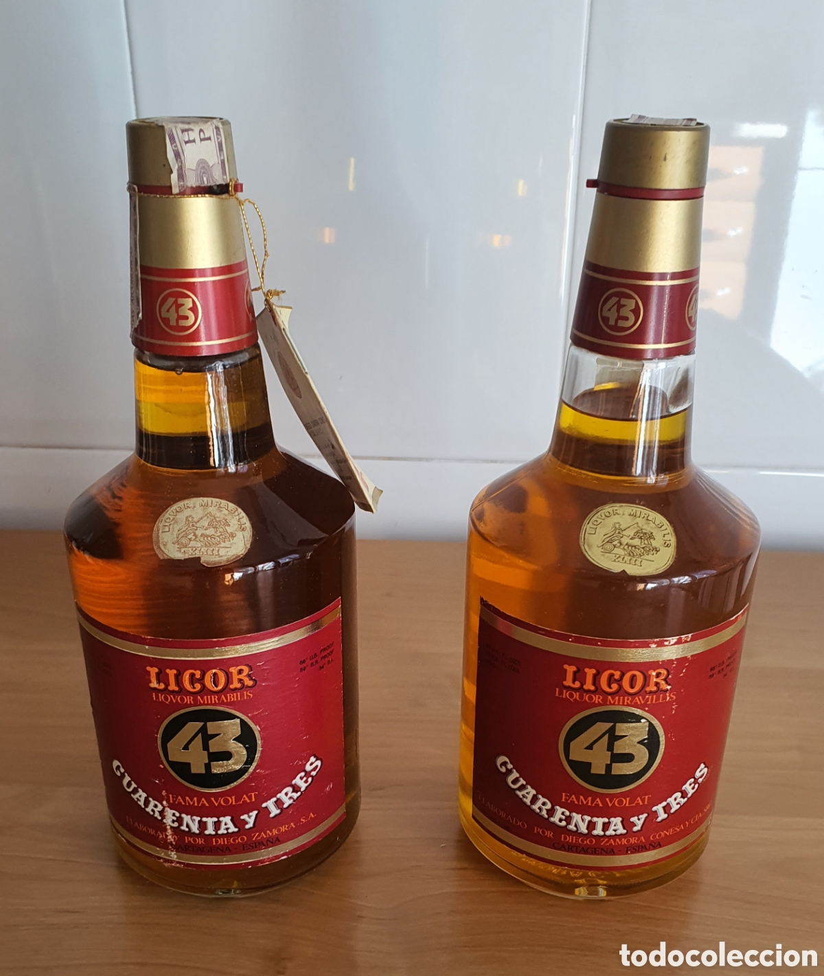 Coleccionismo de vinos y licores: 2 botellas de Licor 43 - Foto 1