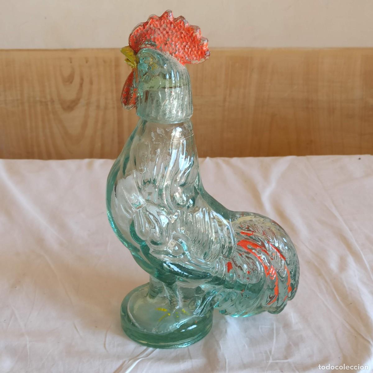 Coleccionismo de vinos y licores: Botella con forma de gallo - Foto 1