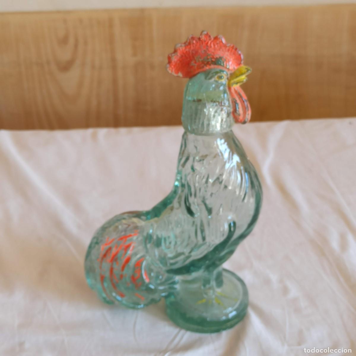 Coleccionismo de vinos y licores: Botella con forma de gallo - Foto 4