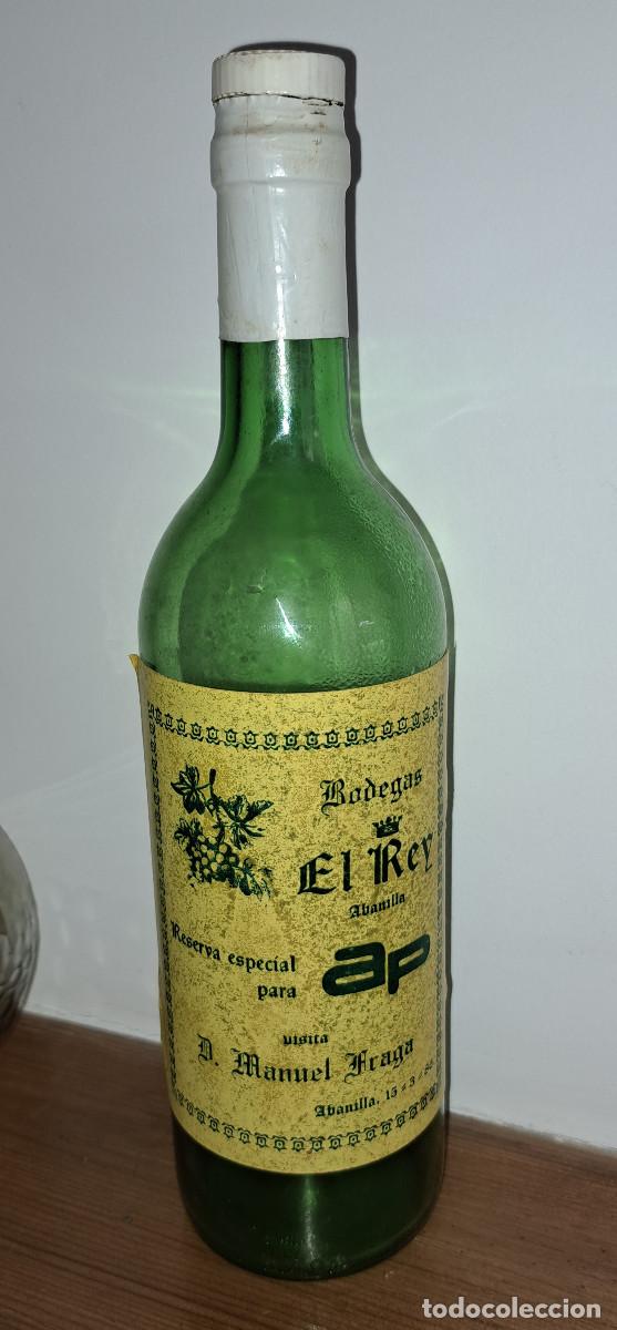 Sammlung von Weinen und Lik&ouml;ren: VISITA MANUEL FRAGA A ABANILLA ( Murcia ) - BODEGAS DEL REY -15 de MARZO de 1986 - RESERVA ESPECIAL