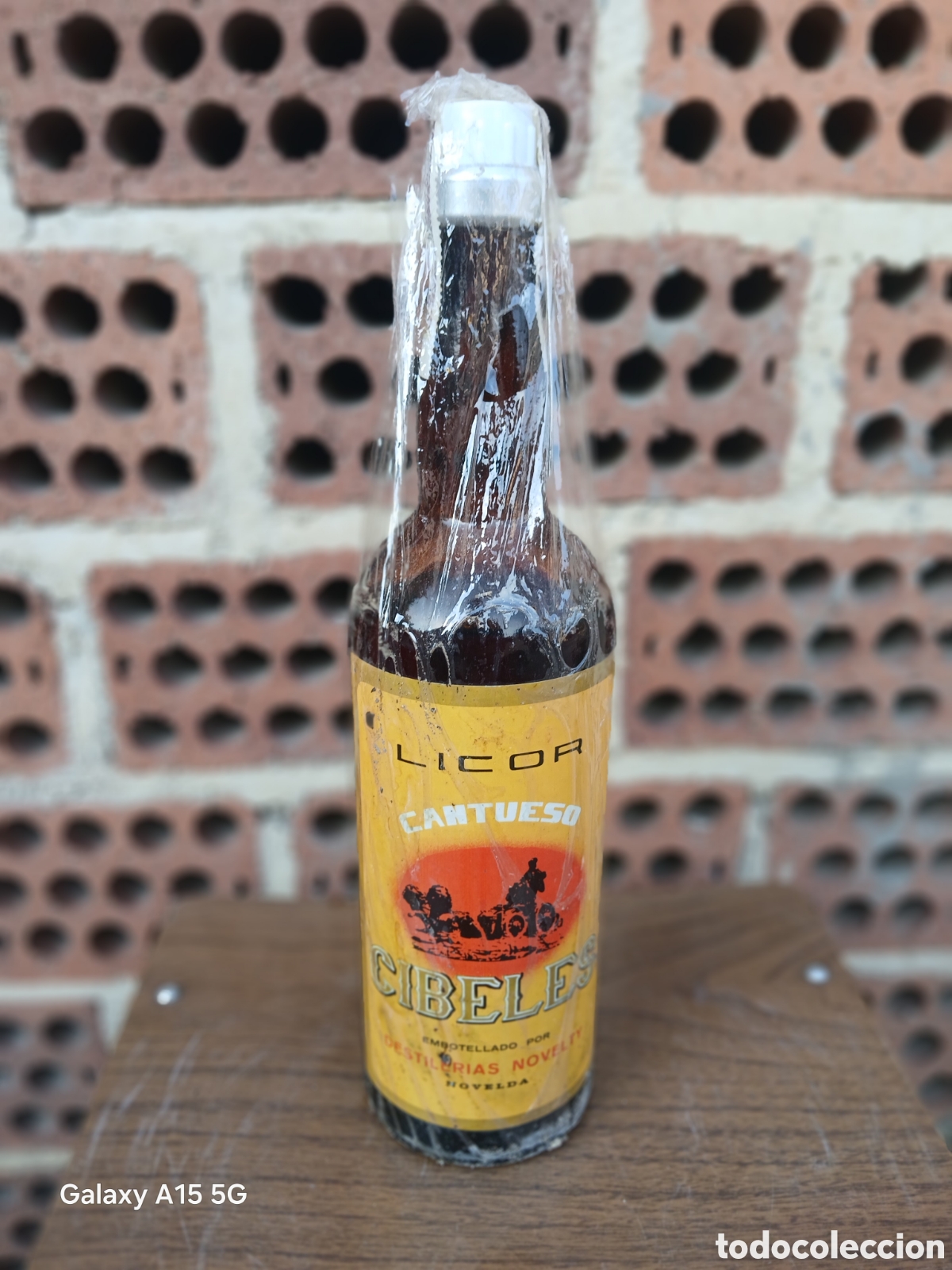 Sammlung von Weinen und Lik&ouml;ren: BOTELLA LICOR CANTUESO CIBELES DESTILERIAS NOVELTY, NOVELDA.