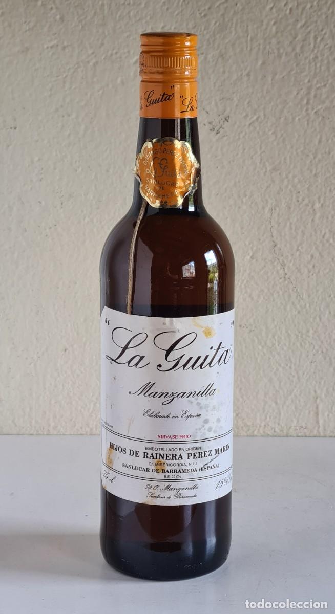 Sammlung von Weinen und Lik&ouml;ren: Botella La Guita Manzanilla - Hijos de Rainera P&eacute;rez Mar&iacute;n - Sanl&uacute;car de Barrameda C&aacute;diz - Licor