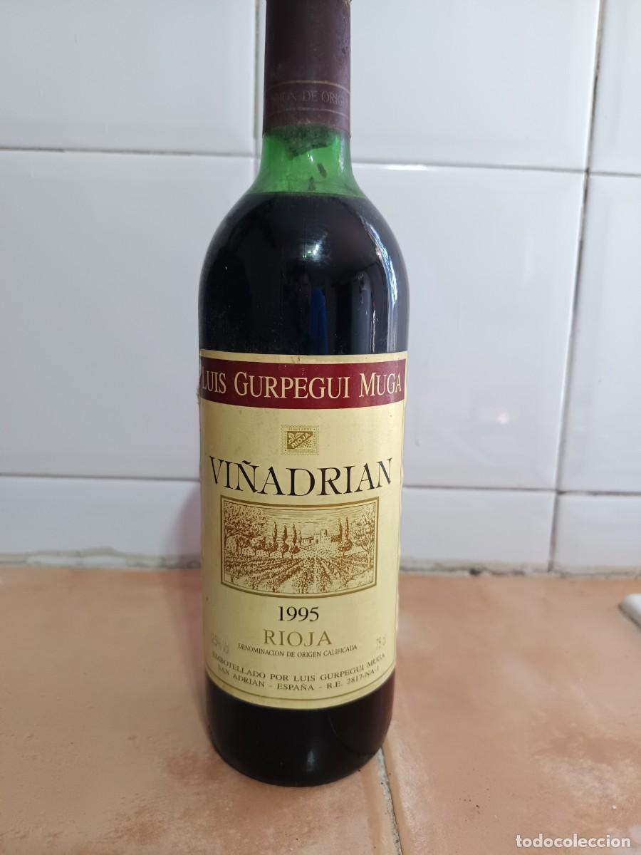 Collection of wines and liquors: Botella vino Vi&ntilde;adrian 1995 &ndash; Luis Gurpegui Muga &ndash; Rioja &ndash; Solo colecci&oacute;n