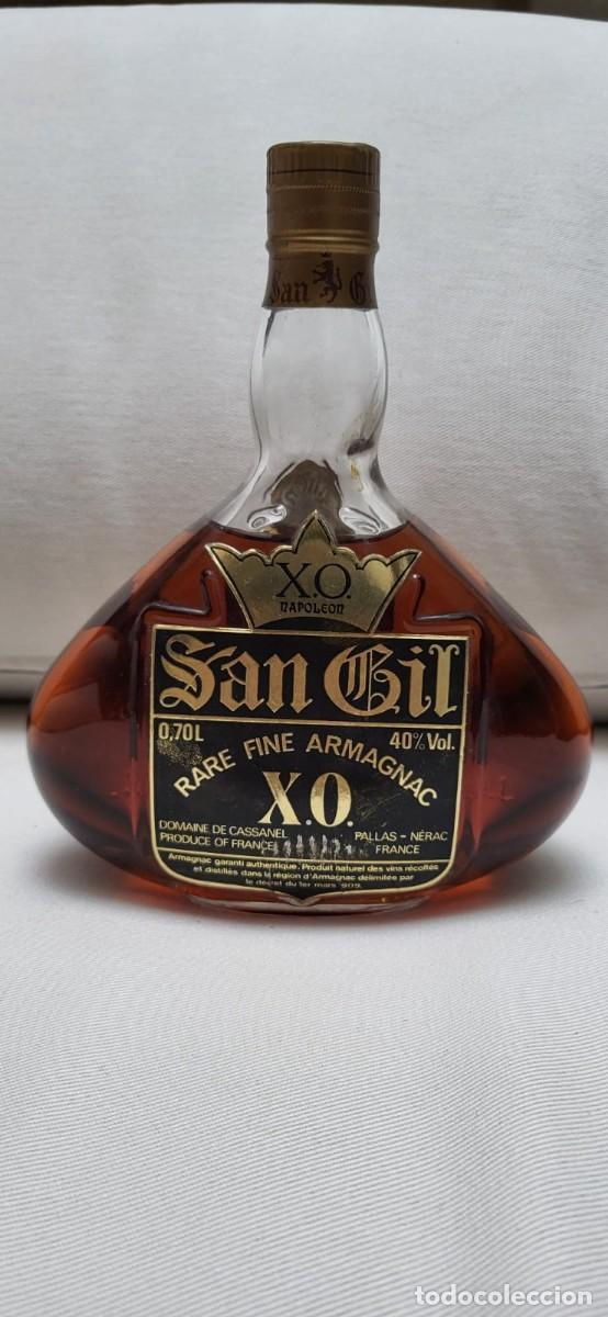 Collection of wines and liquors: Rare Fine Armagnac X.O. San Gil Napole&oacute;n 70cl (lleno y precintado)