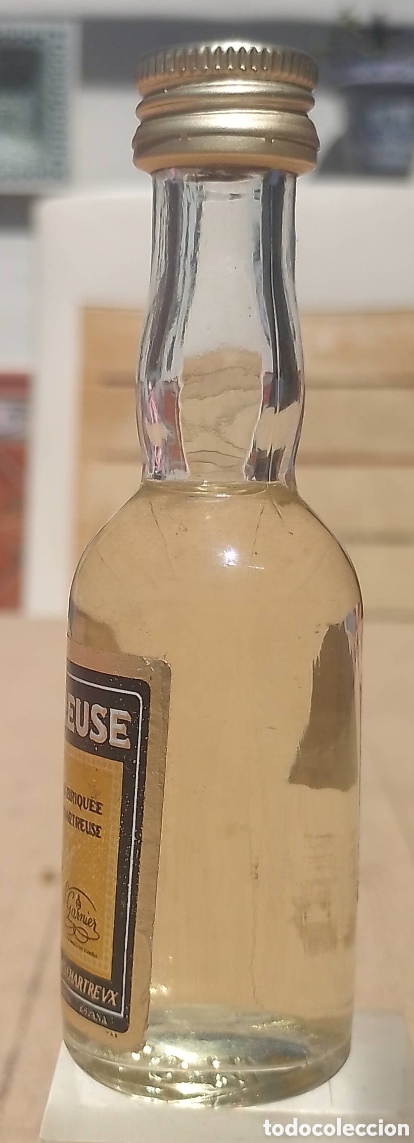 Coleccionismo de vinos y licores: Chartreuse, Botell&iacute;n, Botellita Licor Amarillo