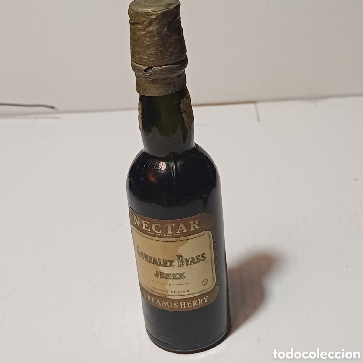 Collection of wines and liquors: Botella mini Miniatura Botell&iacute;n Gonz&aacute;lez Byass N&eacute;ctar Jerez Sherry - Gonz&aacute;lez Byass 1965 - Jerez