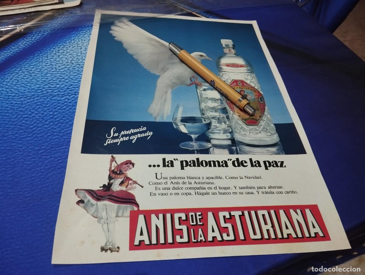 Sammlung von Weinen und Lik&ouml;ren: ANIS DE LA ASTURIANA ANUNCIO PUBLICIDAD REVISTA 1982