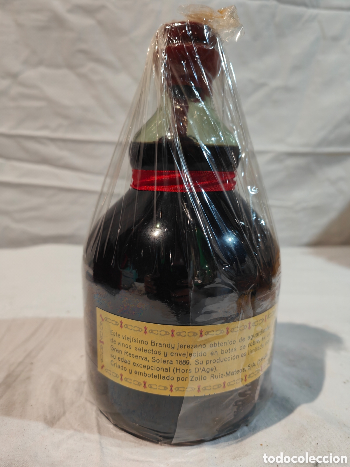 Coleccionismo de vinos y licores: Brandy Gran Duque de Alba - Foto 4