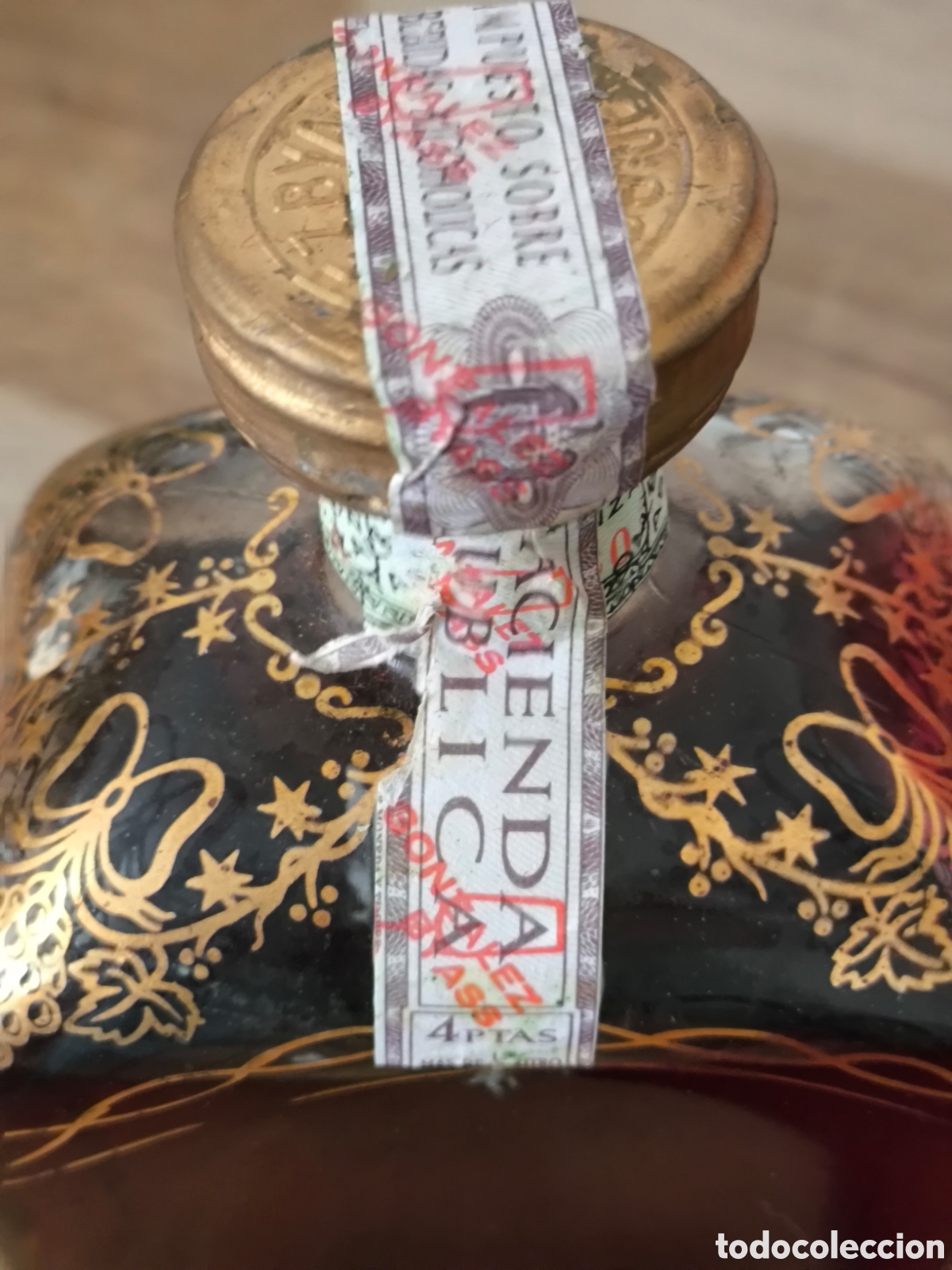 Coleccionismo de vinos y licores: Botella brandy Lepanto - Foto 2