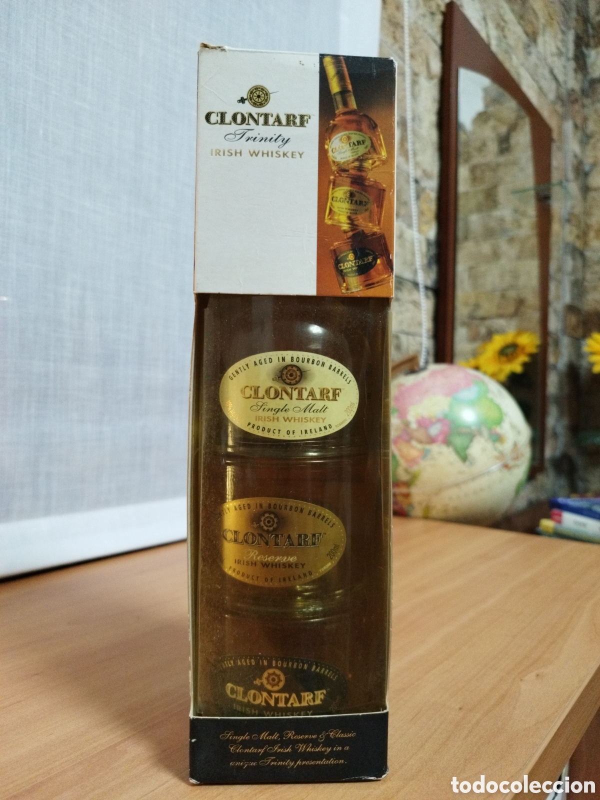 Coleccionismo de vinos y licores: BOTELLA DE WHISKY CLONTARF TRINITY - Foto 5