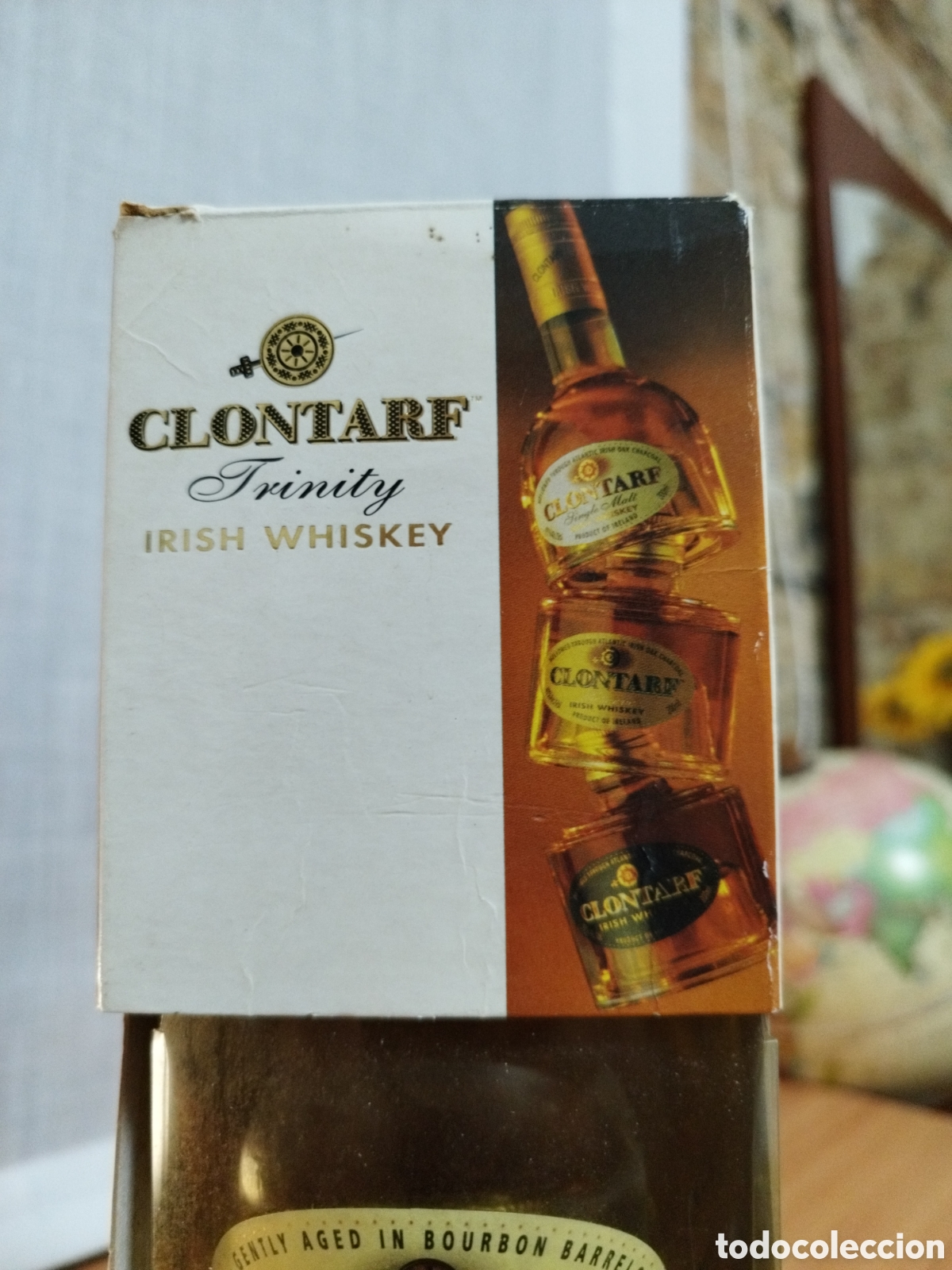 Coleccionismo de vinos y licores: BOTELLA DE WHISKY CLONTARF TRINITY - Foto 6