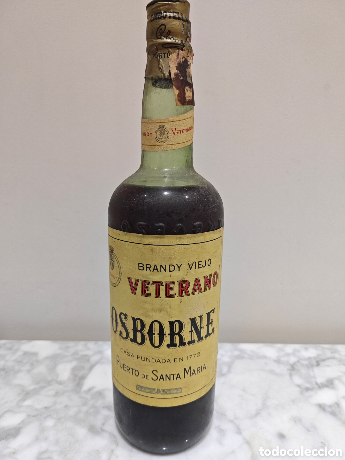 Coleccionismo de vinos y licores: Brandy Veterano Osborne - Foto 1